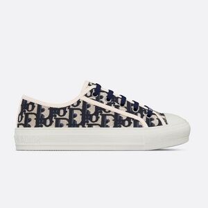 Christian Dior Walk'n'Dior Sneaker Deep Blue Dior Oblique Embroidered Cotton